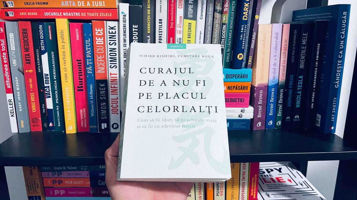 📚 Primul pas spre schimbare este cunoasterea. «Curajul de a nu fi pe placul celorlalti» de Ichiro&nbsp;Kishimi