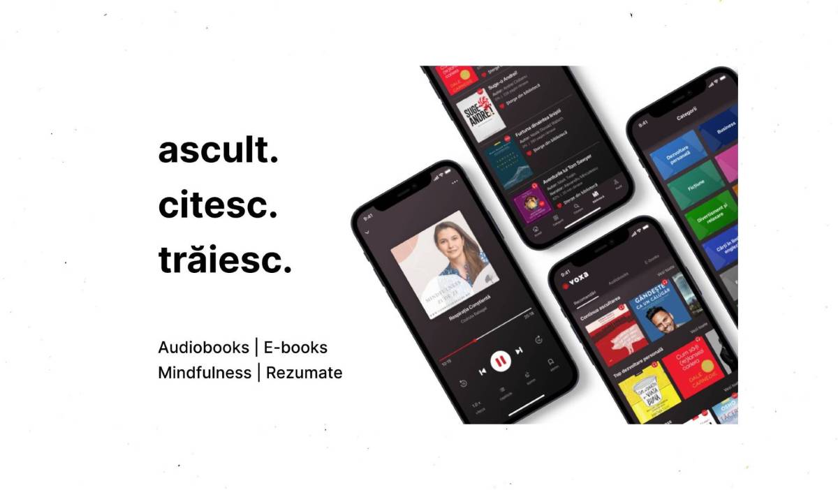 27.000 de cititori de carte in format digital pe Voxa, in primele 4 luni de la&nbsp;lansare