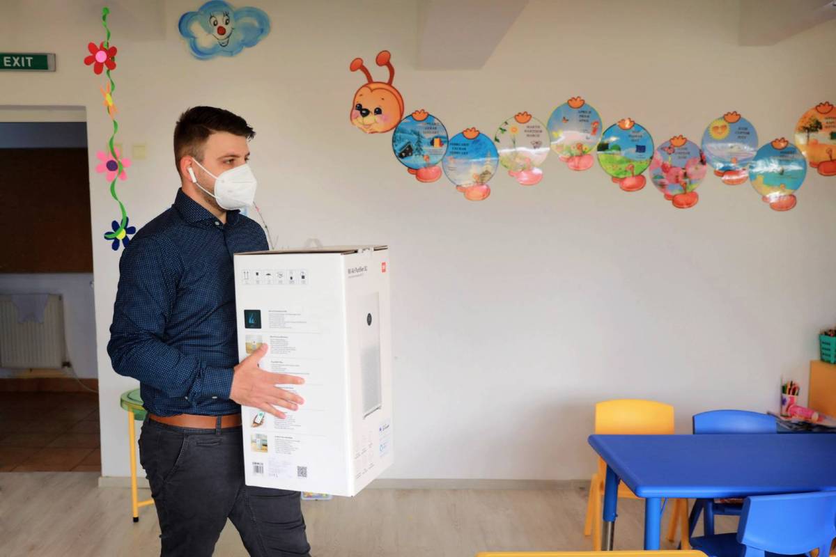 Xiaomi Romania doteaza 9 gradinite din Bucuresti cu purificatoare de aer | 1&nbsp;iunie