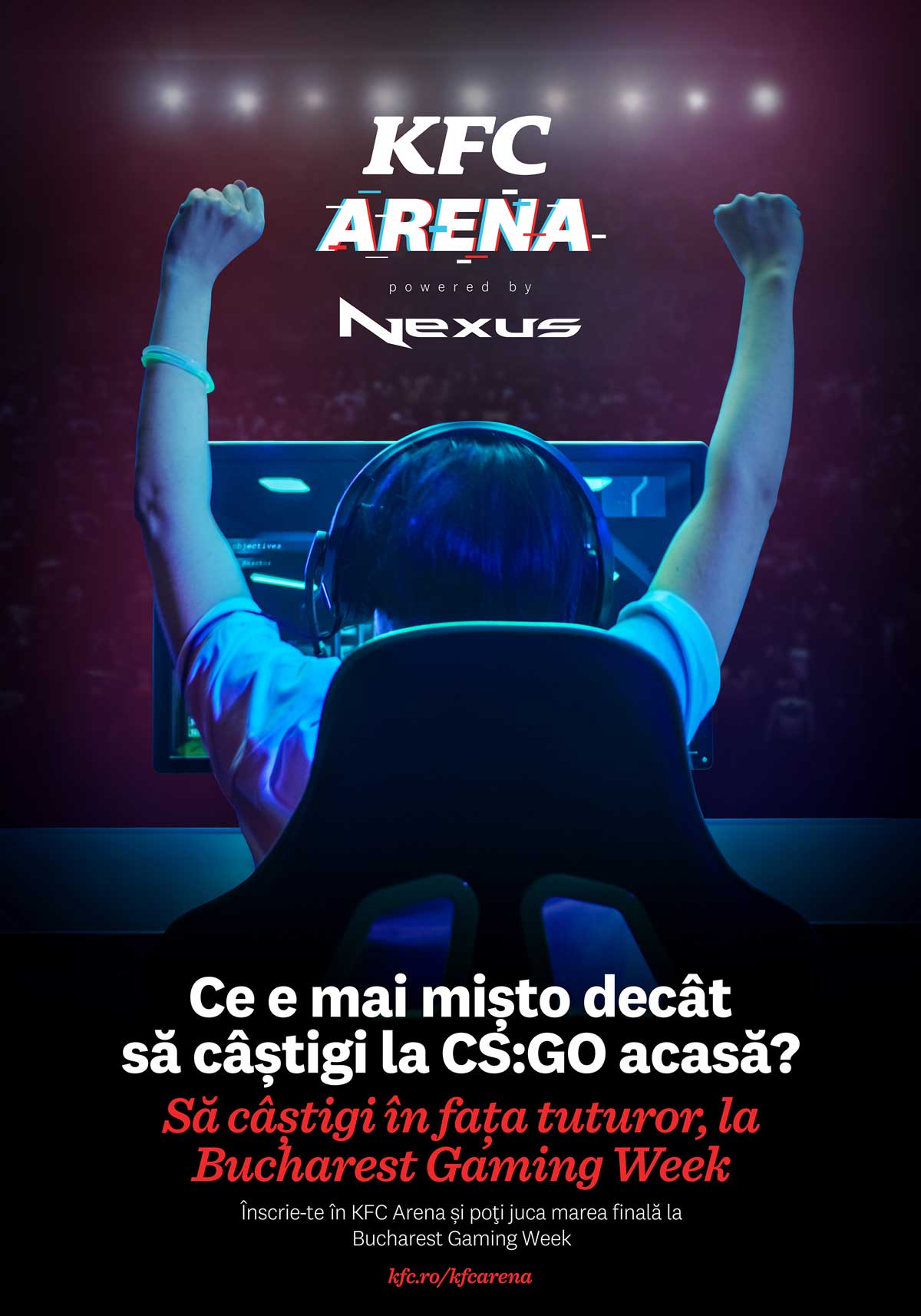KFC Arena powered by Nexus – competiție națională de CS:GO pentru&nbsp;amatori