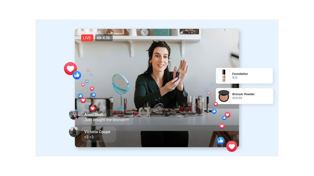 Sephora participa la Live (Stream) Shopping Fridays, teste pe care Facebook le face in perioada asta pe opt pagini (fashion &&nbsp;beauty)