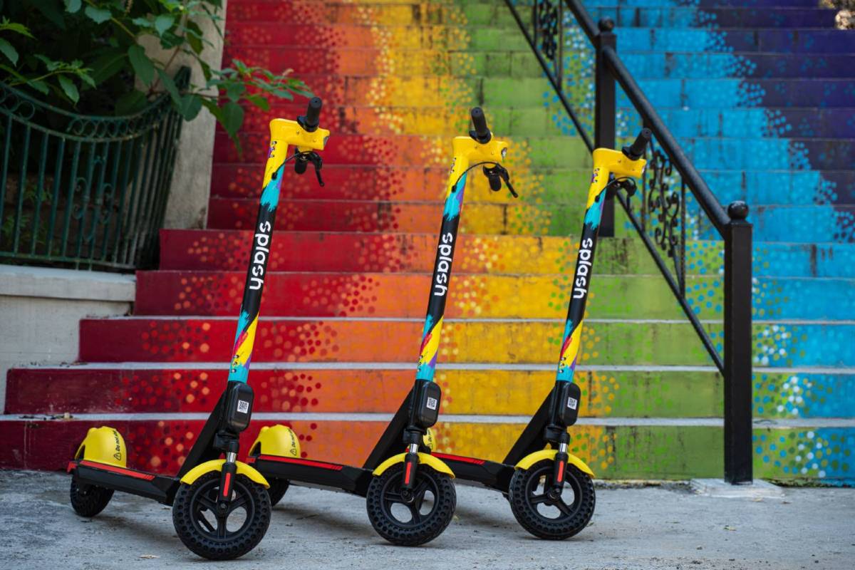 Peste 1000 de trotinete electrice Splash sunt disponibile pe strazile din&nbsp;Bucuresti